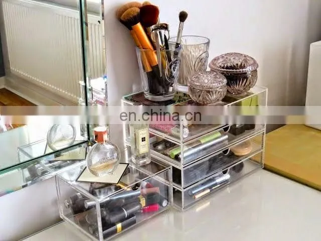 Useful and factory price acrylic cosmetic box