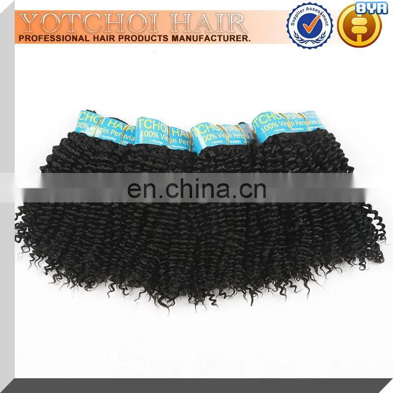AAAAA Tangle Free Short Curly Brazilian Hair Extensions