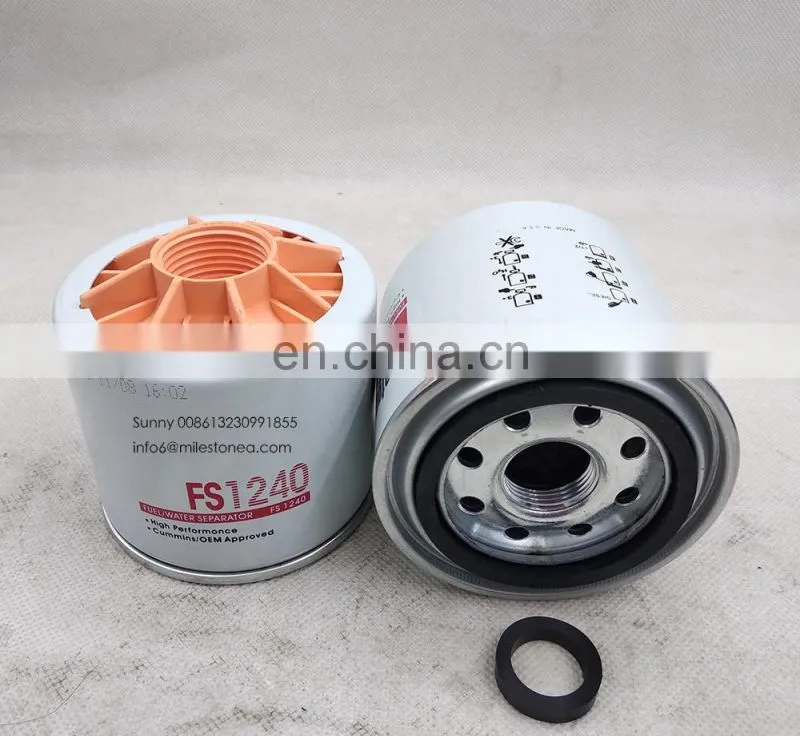Diesel engine parts Fuel Water Separator Filter FS1240 for truck