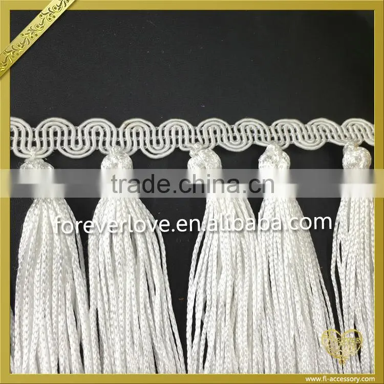 New Design 100% silk long Tassel Wholesale FT-007