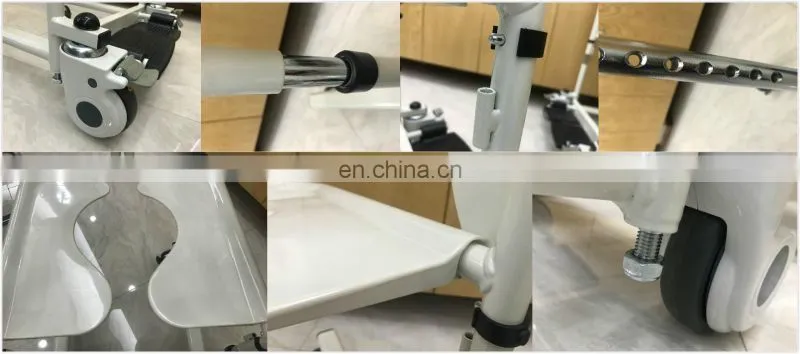 2020 New invention patient transfer lift toilet wheelchair for Disabled