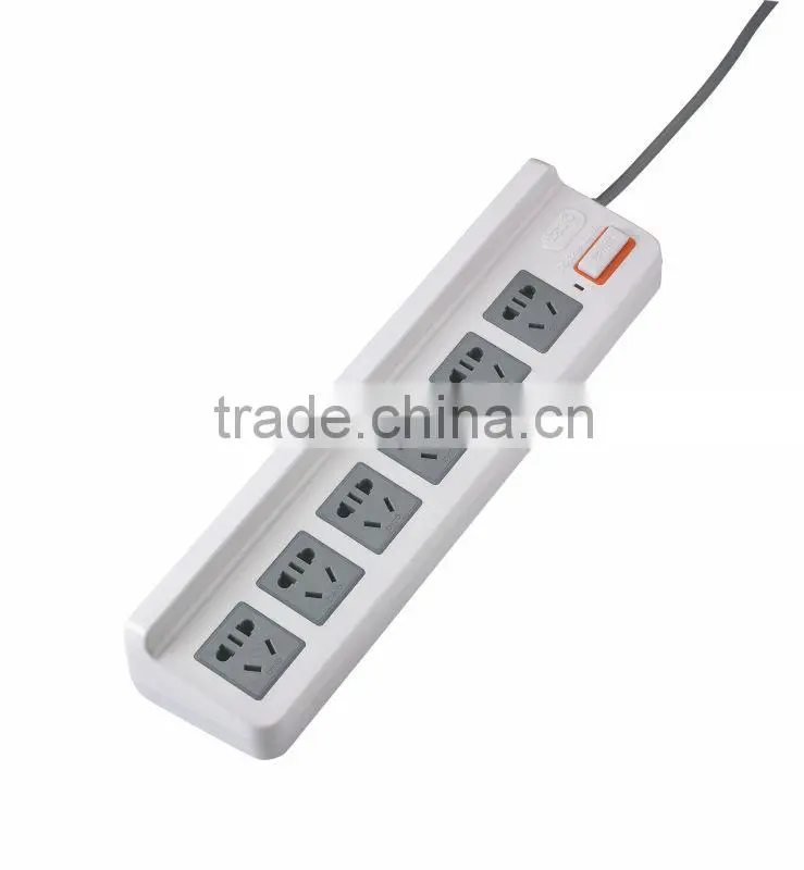 Safety extension cord with a baffle with fashion design