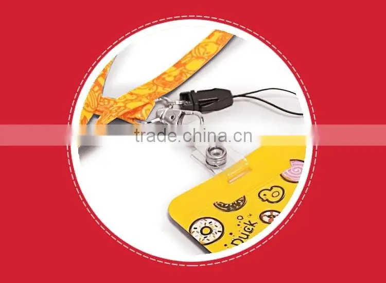 Promotional business gift card holder with strap