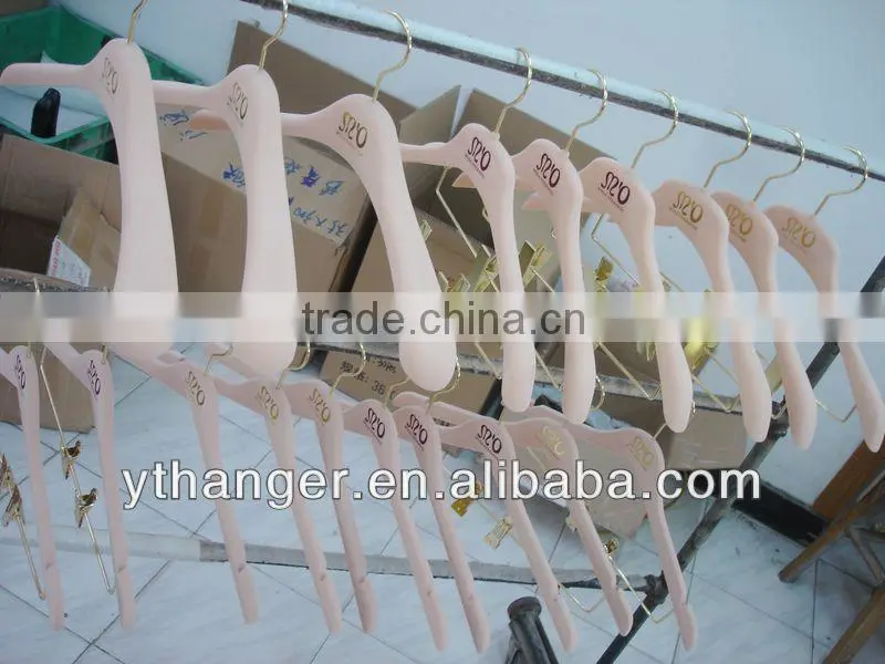 MH-YT-003 silver colored metal wire hanger for wet clothes