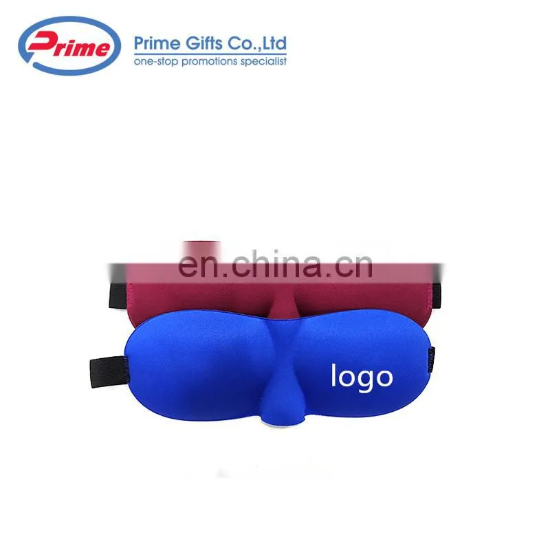 Soft Polyester Sleeping Foam Eye Mask Travel 3D for Sale