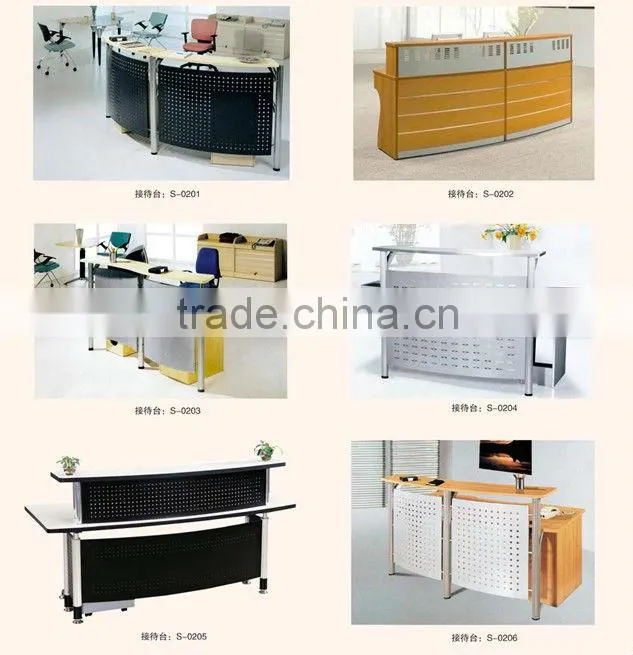 Cheap prices modern wood reception desk S-0101