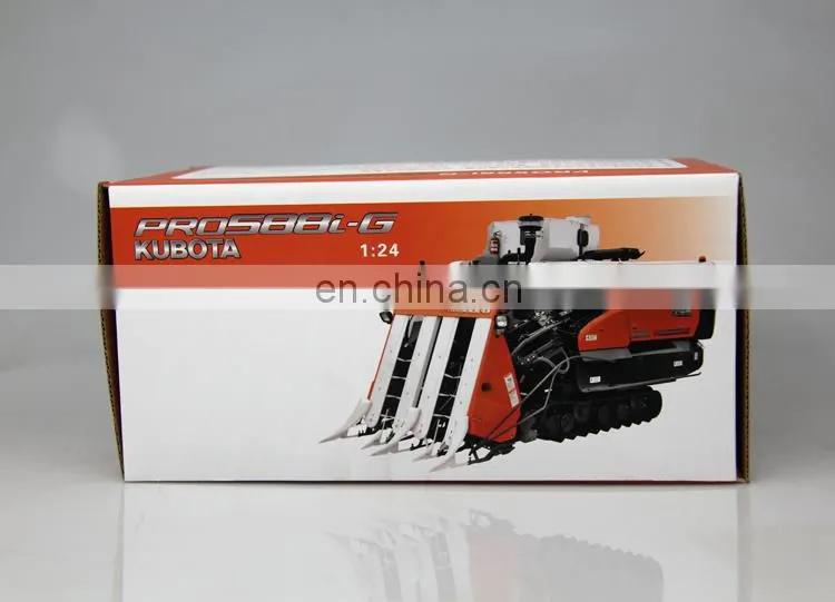 China kubota 588I-G crawler harvester model toy for children