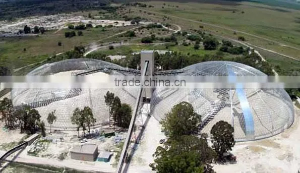 Space frame used dome storage building by china supplier
