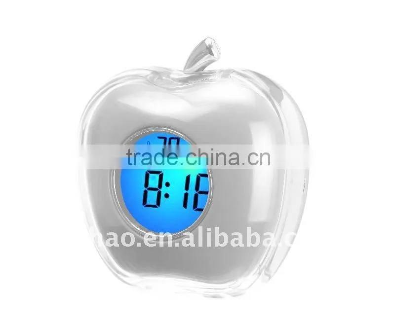 YGH335 LED wake up light clock,talking clock(time /temperature display,LED light,talking time of integer hour)