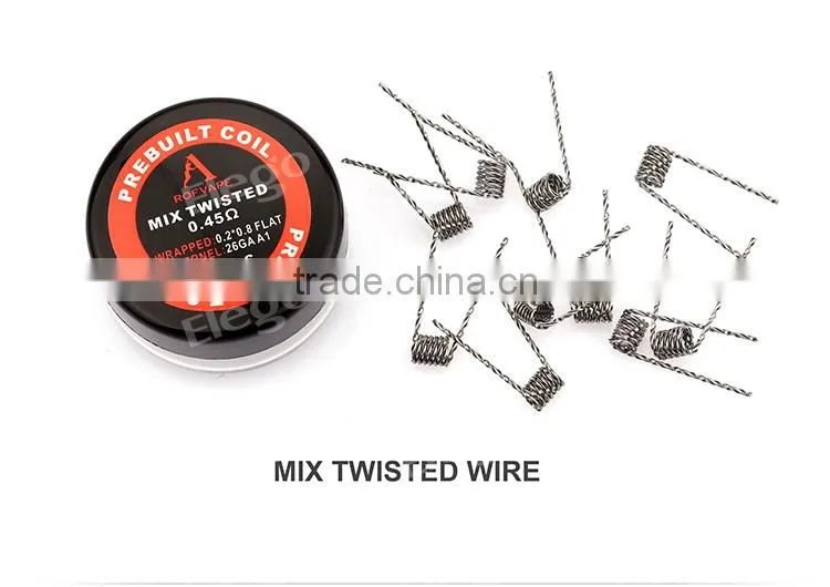 Rofvape Prebuild Coils Rofvape Resistance Wire all kinds wire and coils from Elego
