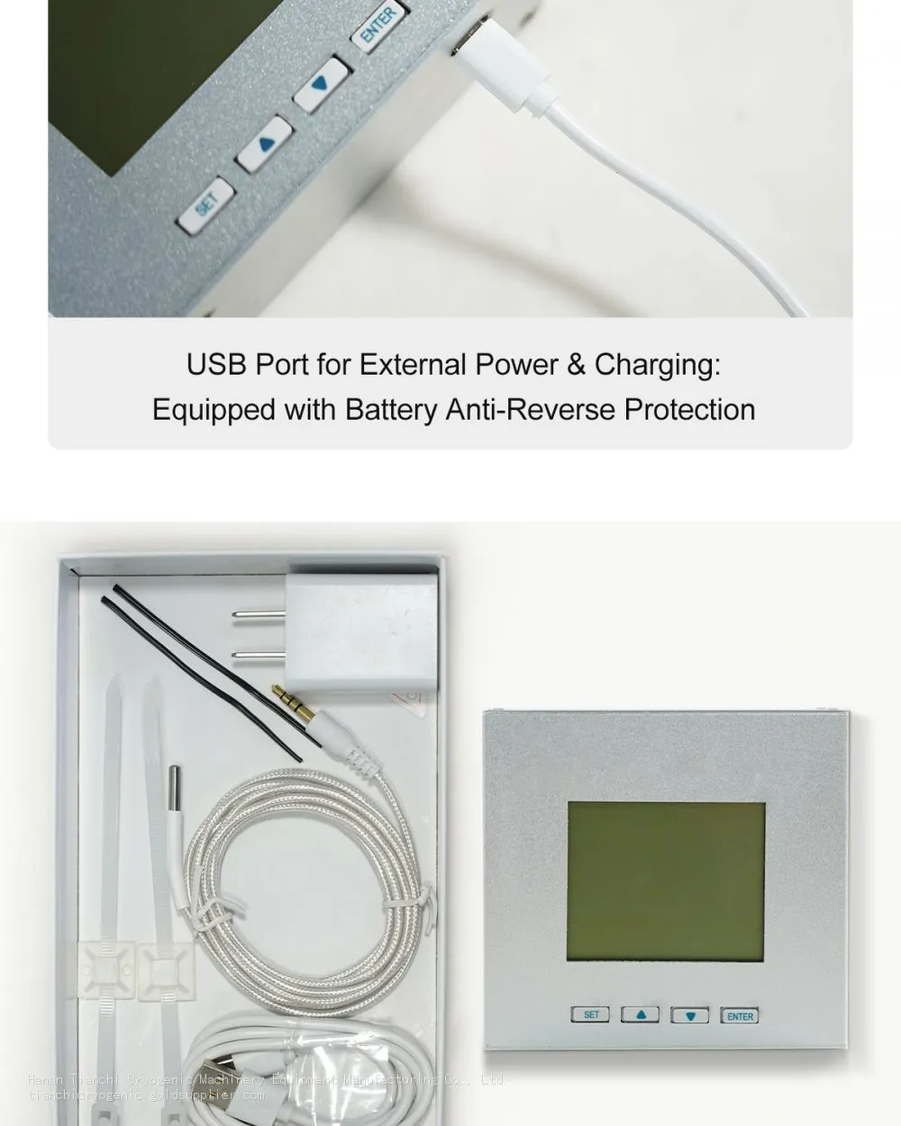 TcCryo Liquid nitrogen tank alarm