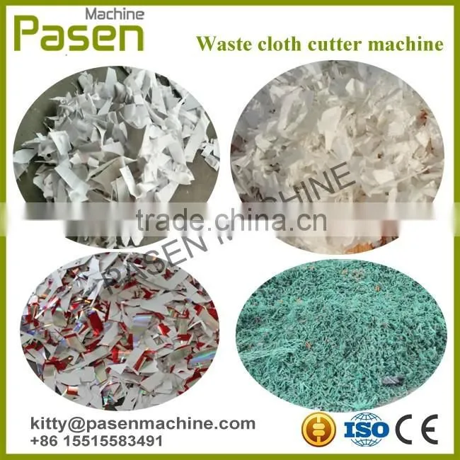 Labor saving Waste cloth cutting/crushing/shredding machine