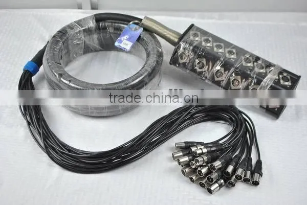 Professional 30 Meters Stage Box Speakeron Cable With 20 Channels BS10-1604X-30M