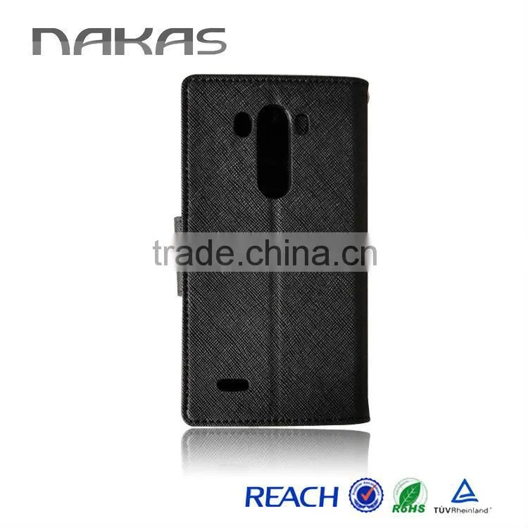 OEM/ODM PC PU Leather Mobile Case for LG G3