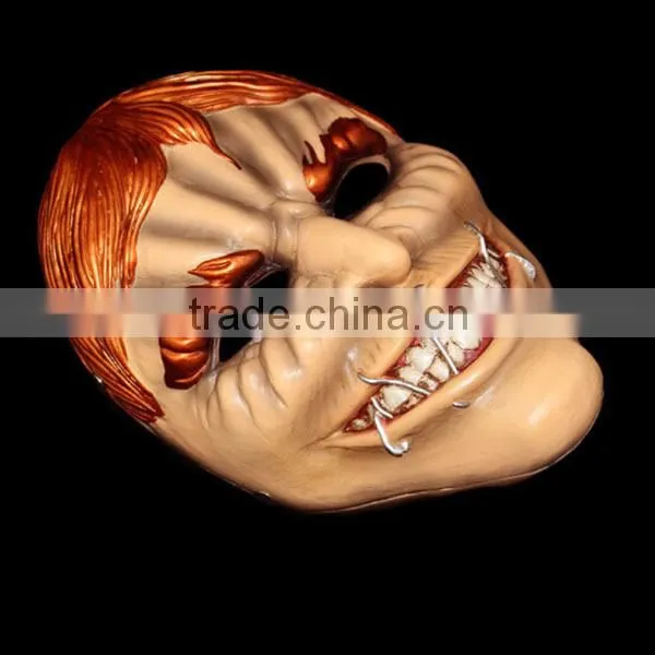 In-stock factory Halloween payday blonde party HarvestDay2 game series resin mask halloween