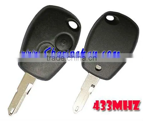 Renault Remote Key 2 Button With NE73 Blade Round Button