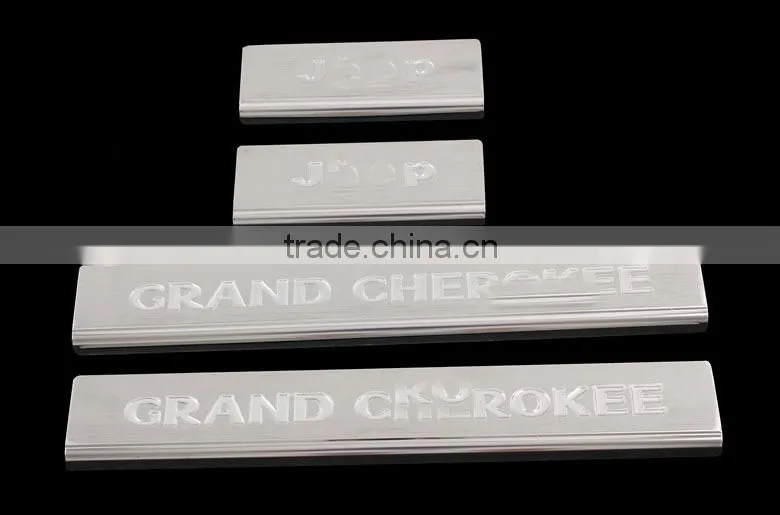 4x4 Auto Accessoires Stainless steel door sills scuff plate door sill plate For Grand cherokee 2011-2014