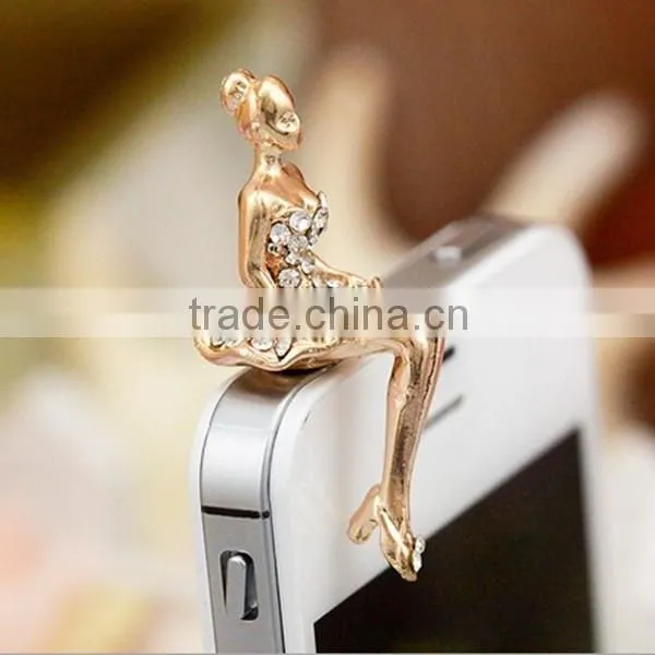 Cute 0.35MM Cat Phone Dust Plugs for iPhone and Samsungs