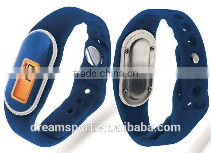 Mini Pedometer Bracelet Wristband Step Counter with Silcone Band DP-888