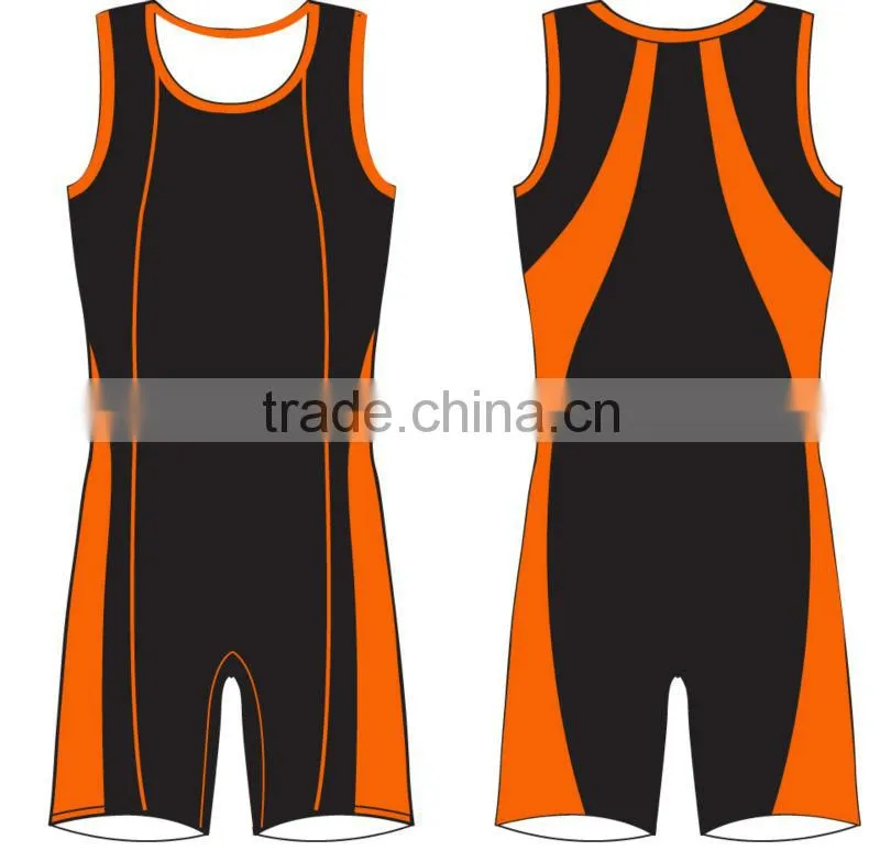 High Quality Lycra Custom wrestling singlet