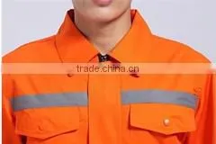 Men and women short sleeves shirt /HI Visibility shirt with high visibility reflective straps