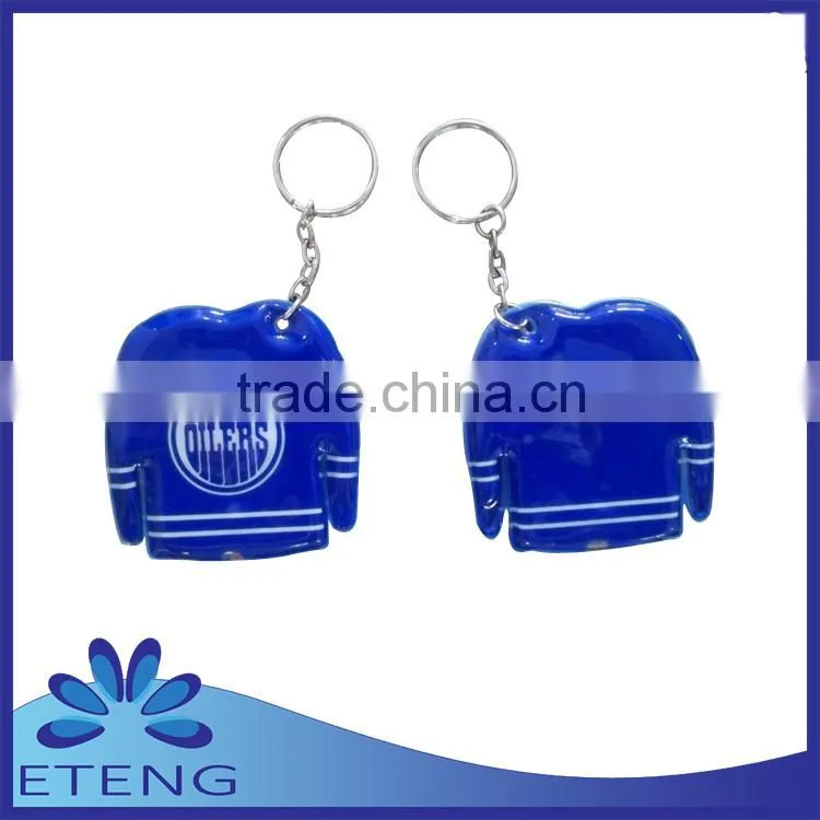 custom printed pvc led keychain