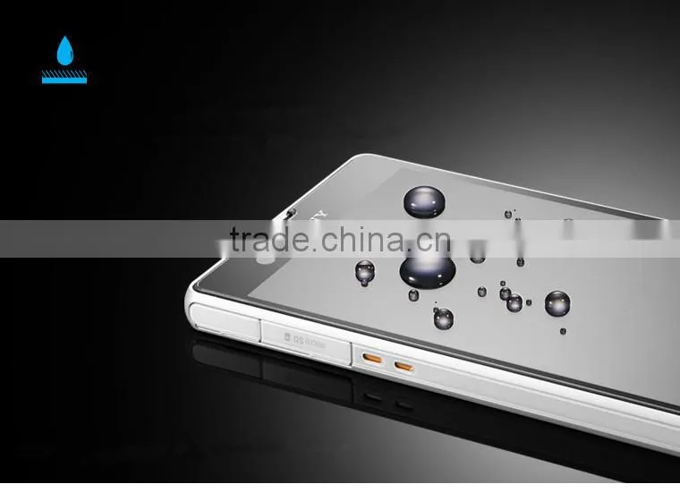 High quality Washable anti shatter screen protector tempered glass for sony xperia z