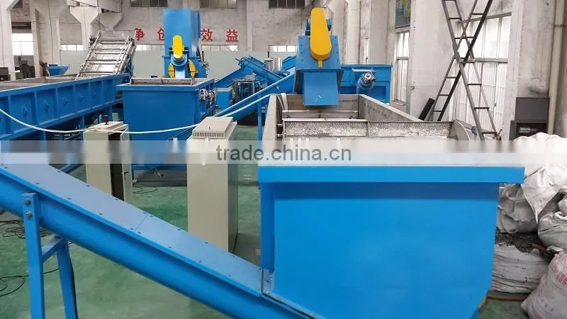 pet bottle flakes hot washing
