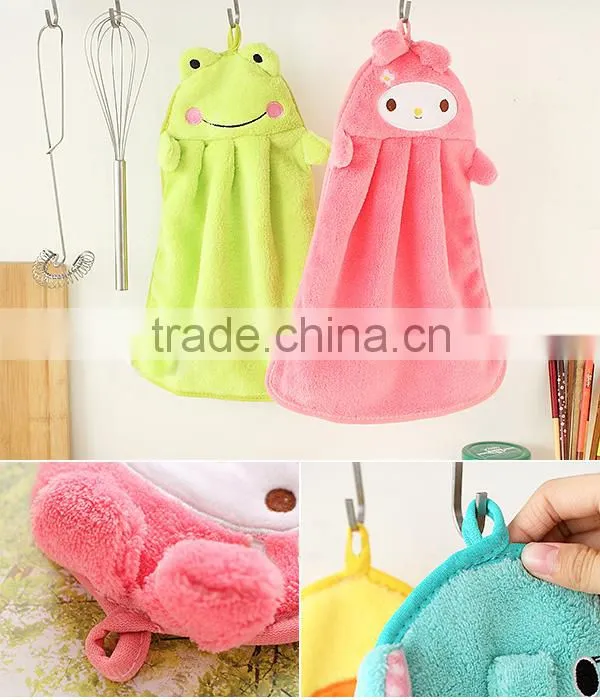 100% Microfiber Coral Cartoon Kitchen Clean Cloth