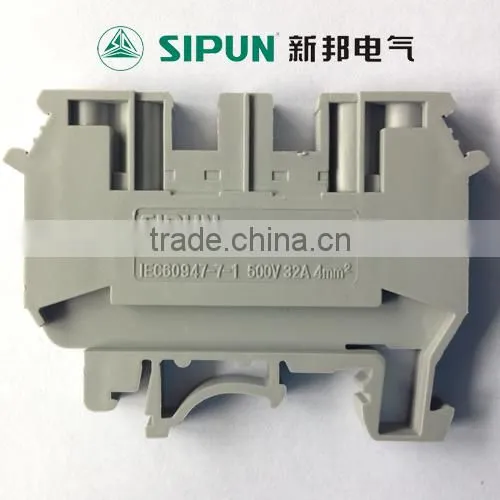 UK4 sqmm double inlet double outlet terminal blocks