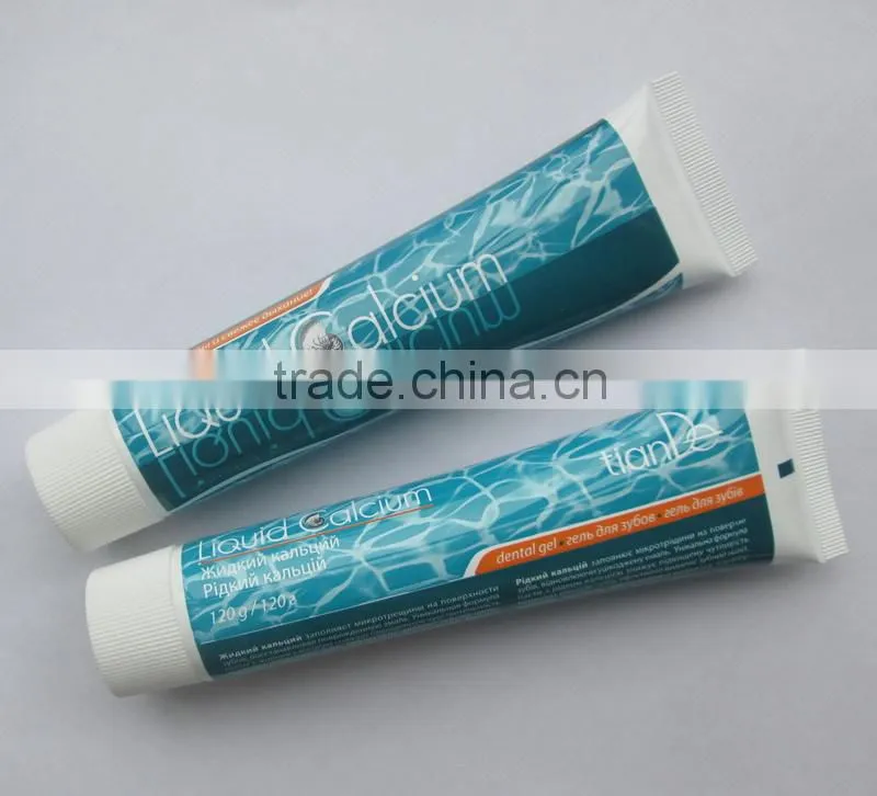 empty 5 layers plastic laminate tube for toothpaste packaging