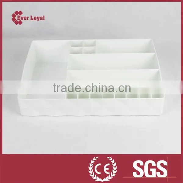 Plastic jewelry & cosmetic storage display box, make up tool storage box ,makeup storage