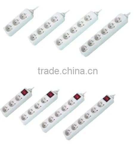 French 5WAY socket power strip surge protector