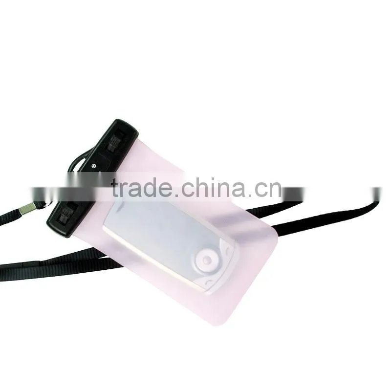 Cell phone waterproof pouch for swimming and travelling