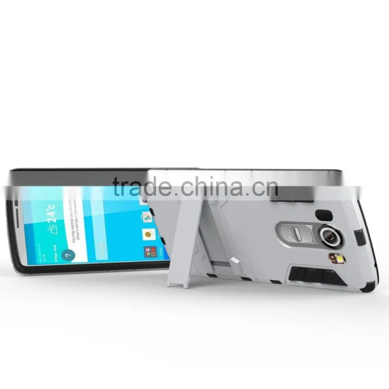 TPU+PC Back Case For LG V10 F600 with Phone stands Hard Case with stents MT-4788