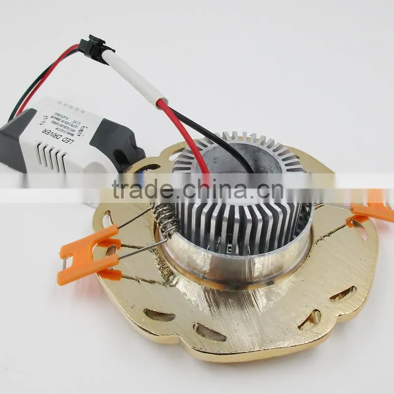 European LED Ceiling Light COB Lamp 3W 5w Resin + Aluminum LED Downlight