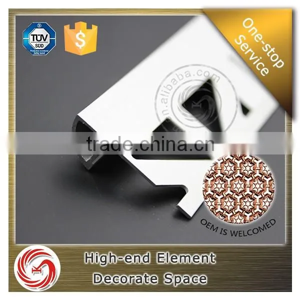 Quality and quantity assured aluminium quarter round tile trim aluminium metal tile trim