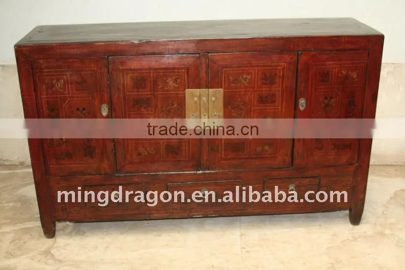 Chinese Antique Beautiful Hand painted Cabinet