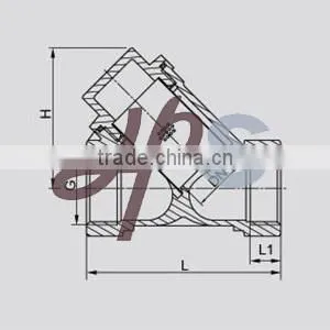 y-type bronze strainer