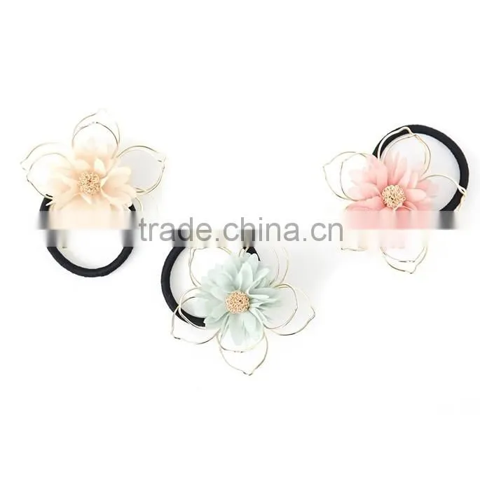 women new Bow style hair accessories handmade hair bands gum for hair acessorios