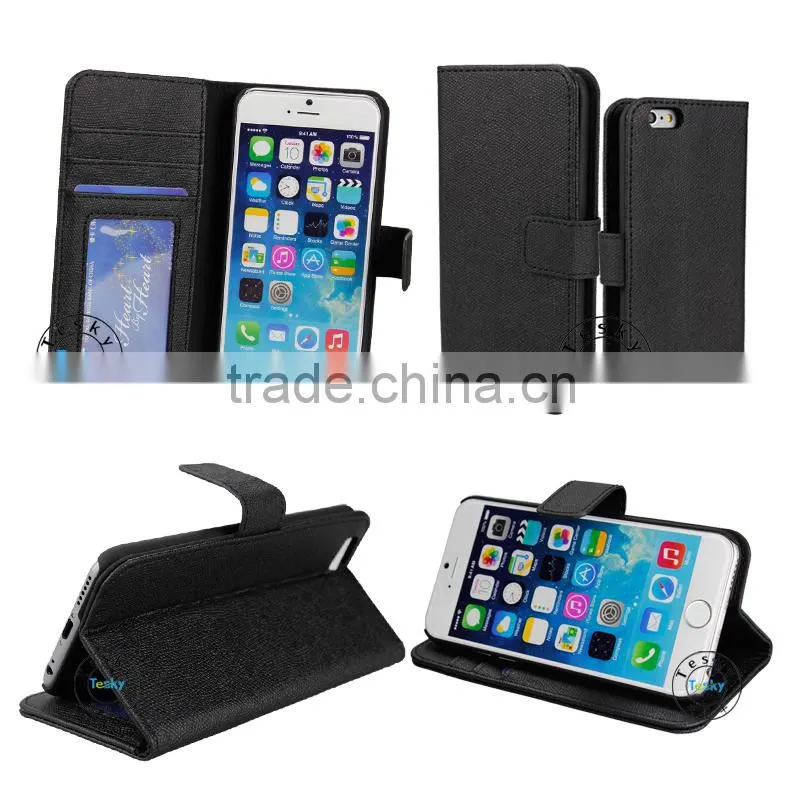 fancy pu leather cover case for iphone 6 plus case