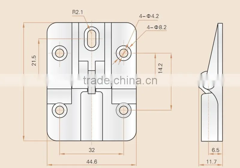 180 Rotatable Sliding Door Lock Mirror Cabinet Door Hinge