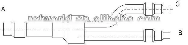 Copper Branch Pipe for Air Conditioner