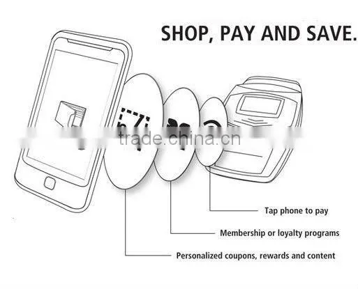 13.56Mhz Customized RFID NFC Ntag 203
