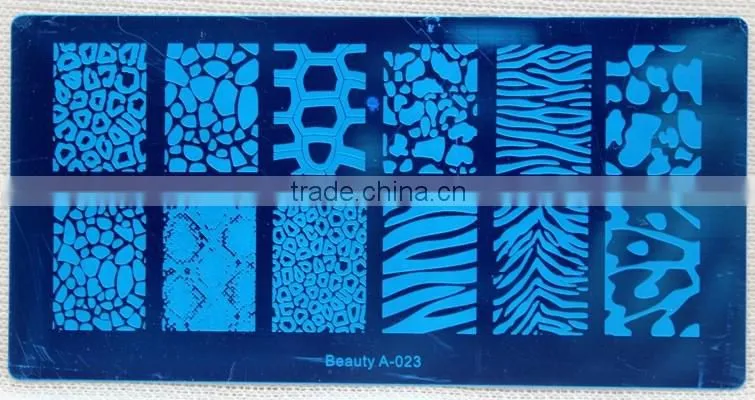 New Nail Art Stamp Image Plates Stamper nail art templates colorful Promotional Offer
