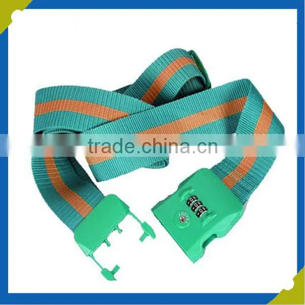 Custom Logo TSA Approved 3-Dial Combination Lock Luggage Strap