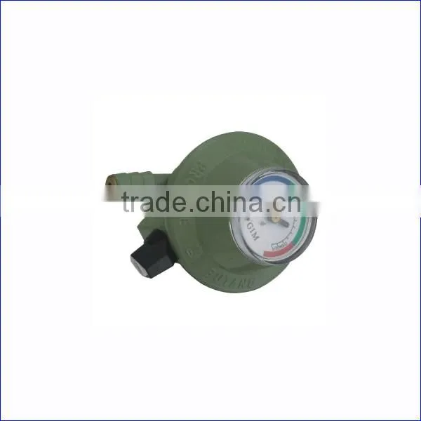 High Quality Auto LPG Regulator Valve with Meter, Zinc Alloy Gas Valve with Child Lock Switch