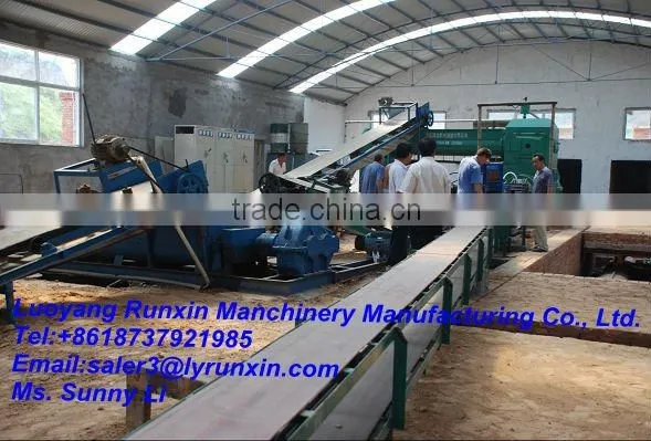 Luoyang Runxin best quality red clay brick machine(Double Grade Clay Brick Vacuum Extruder)