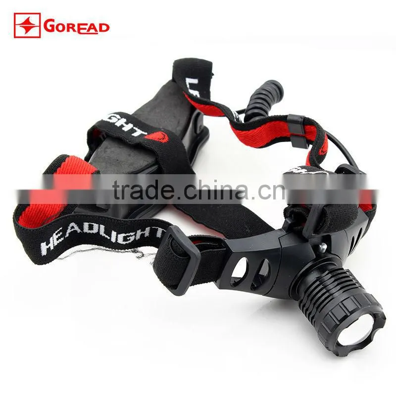 Goread 18650 direct charge zoom Q5 led headlamp