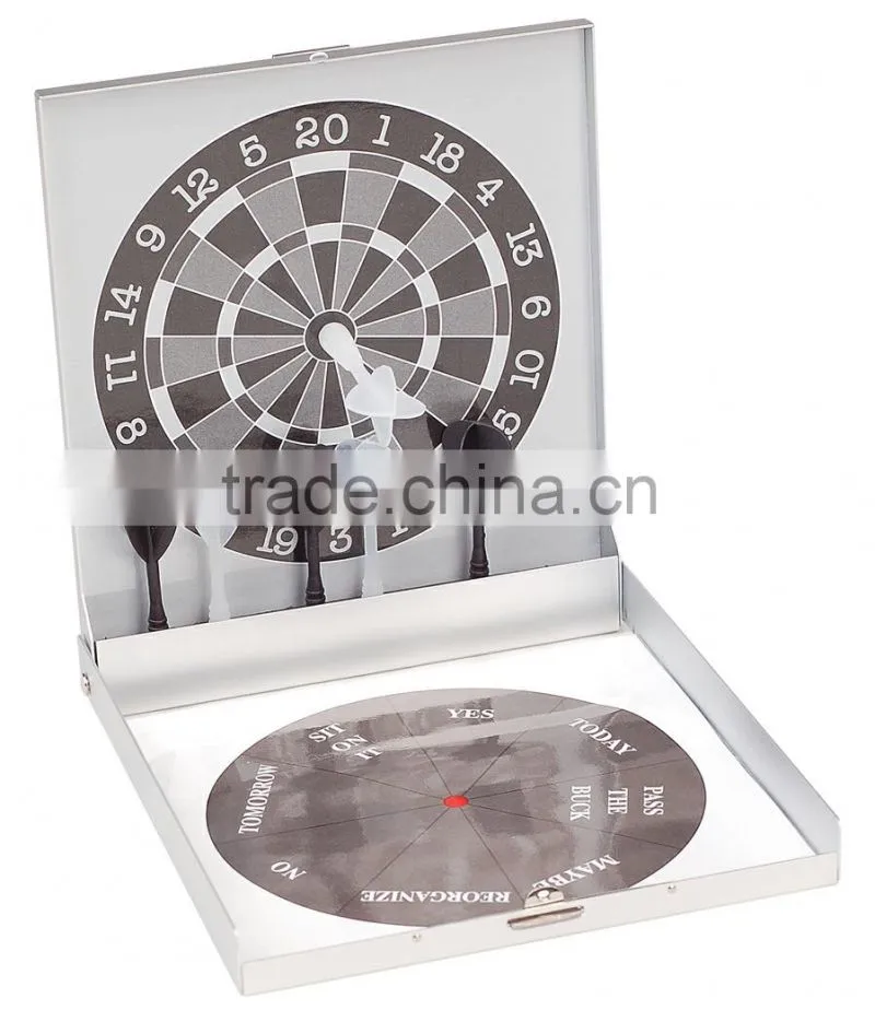 Fashion magnetic travel chess set with dart games